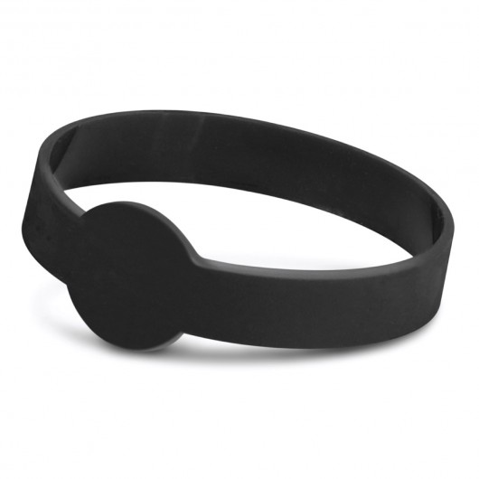 Maxi Silicone Bands - Debossed black